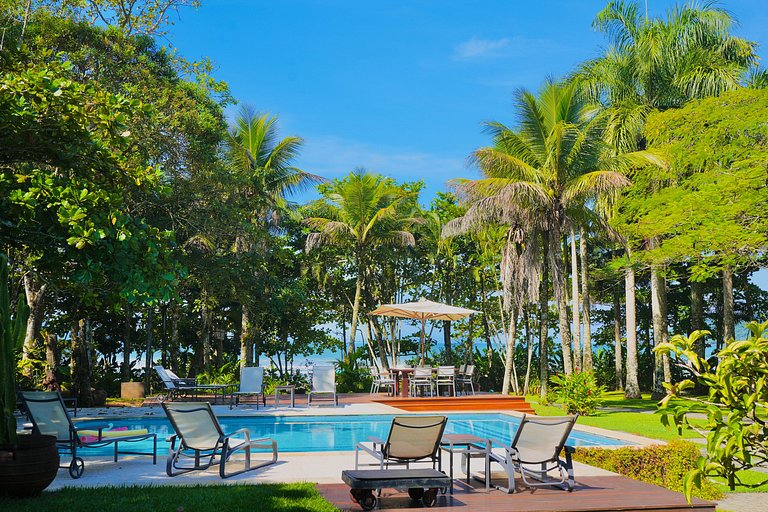 Casa Pé-na-Areia c/piscina - Praia Dura, Ubatuba