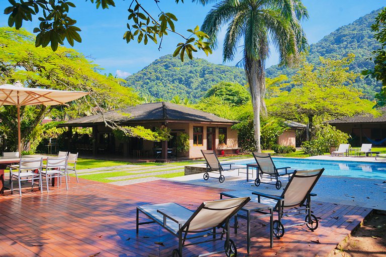 Casa Pé-na-Areia c/piscina - Praia Dura, Ubatuba