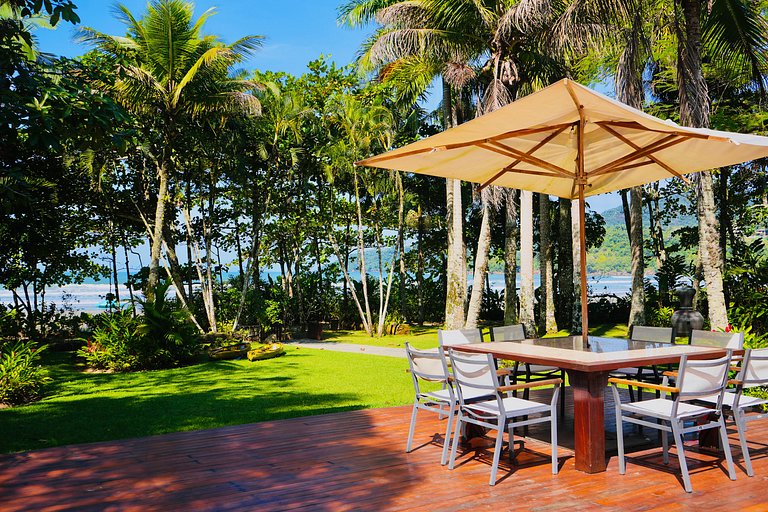 Casa Pé-na-Areia c/piscina - Praia Dura, Ubatuba