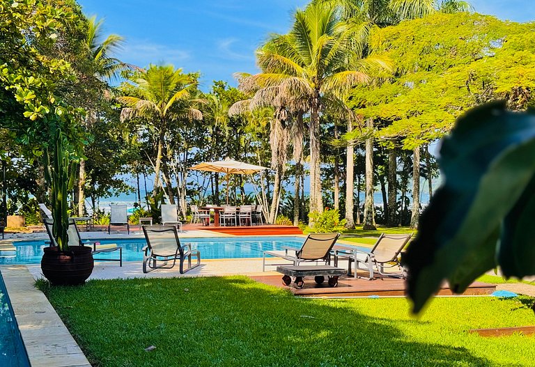 Casa Pé-na-Areia c/piscina - Praia Dura, Ubatuba