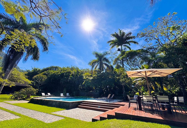 Casa Pé-na-Areia c/piscina - Praia Dura, Ubatuba