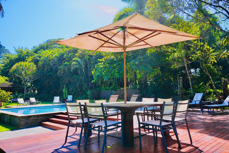 Casa Pé-na-Areia c/piscina - Praia Dura, Ubatuba