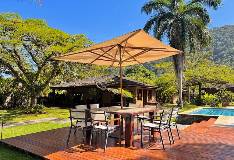 Casa Pé-na-Areia c/piscina - Praia Dura, Ubatuba