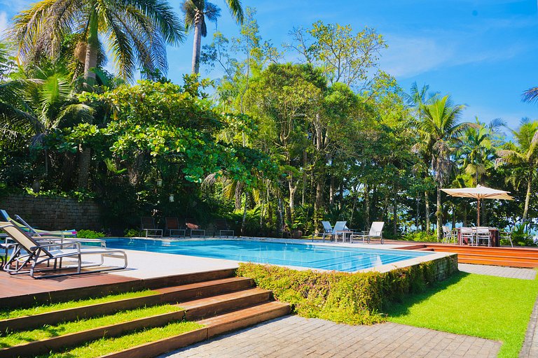 Casa Pé-na-Areia c/piscina - Praia Dura, Ubatuba