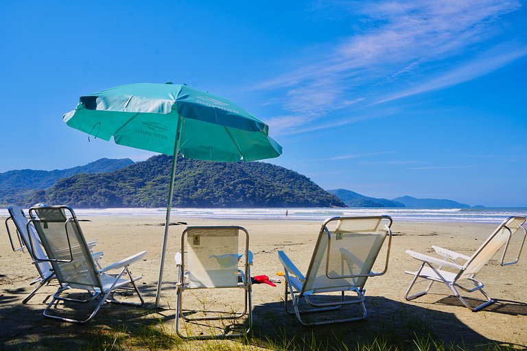 Casa Pé-na-Areia c/piscina - Praia Dura, Ubatuba