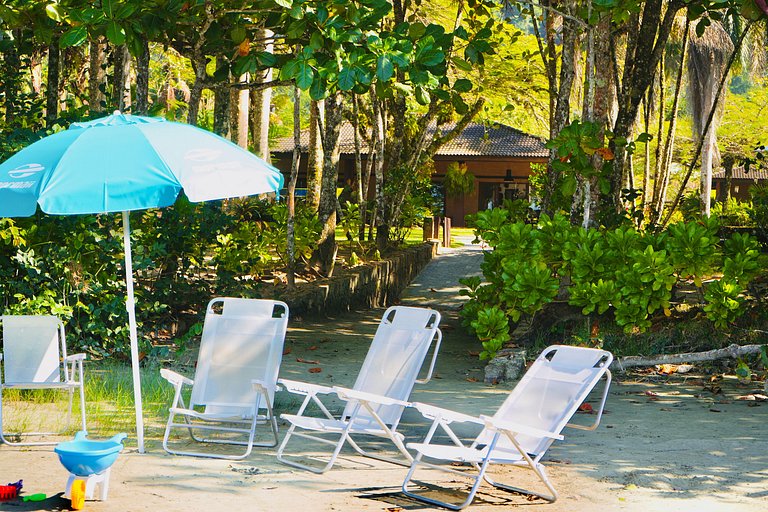 Casa Pé-na-Areia c/piscina - Praia Dura, Ubatuba