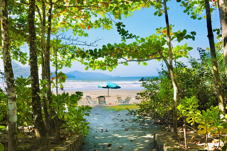 Casa Pé-na-Areia c/piscina - Praia Dura, Ubatuba