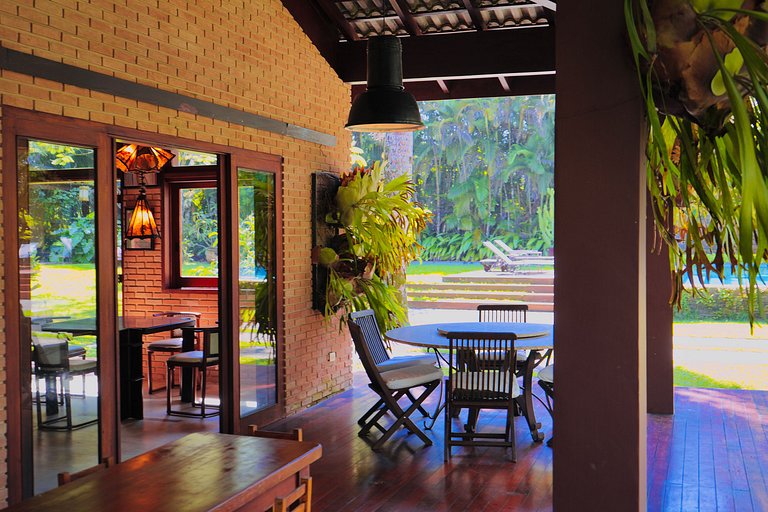 Casa Pé-na-Areia c/piscina - Praia Dura, Ubatuba