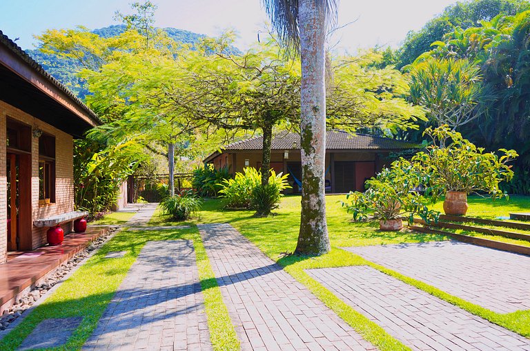 Casa Pé-na-Areia c/piscina - Praia Dura, Ubatuba