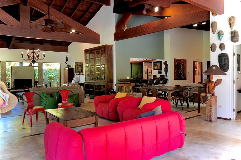 Casa Pé-na-Areia c/piscina - Praia Dura, Ubatuba