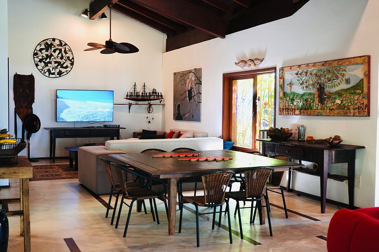 Casa Pé-na-Areia c/piscina - Praia Dura, Ubatuba