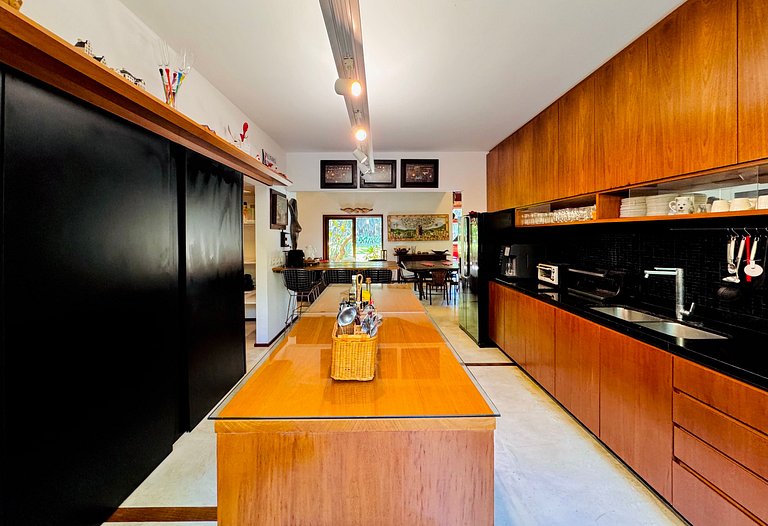 Casa Pé-na-Areia c/piscina - Praia Dura, Ubatuba