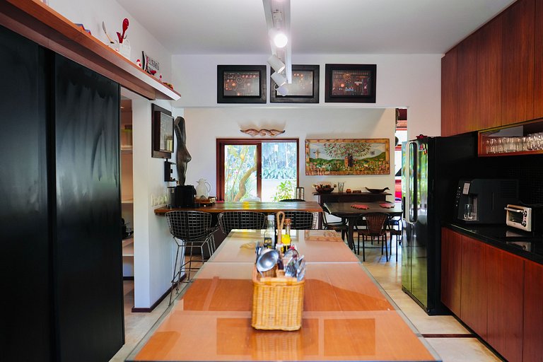 Casa Pé-na-Areia c/piscina - Praia Dura, Ubatuba