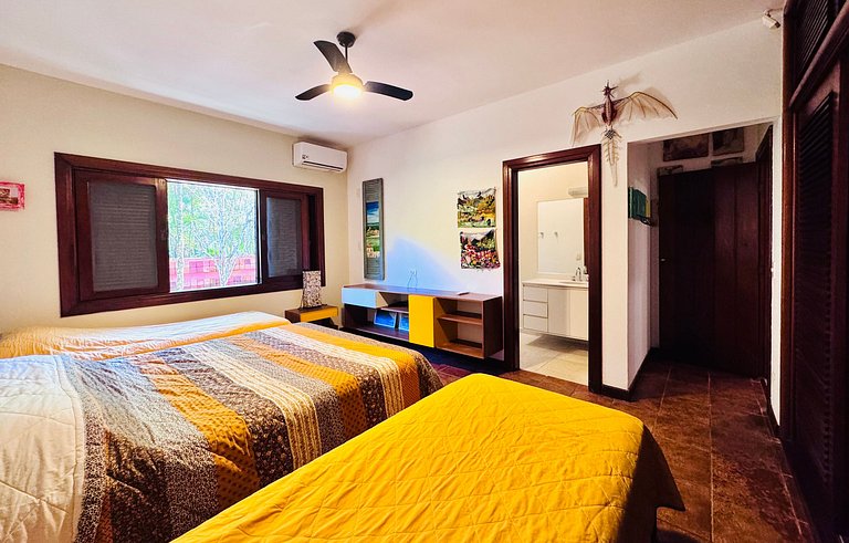 Casa Pé-na-Areia c/piscina - Praia Dura, Ubatuba