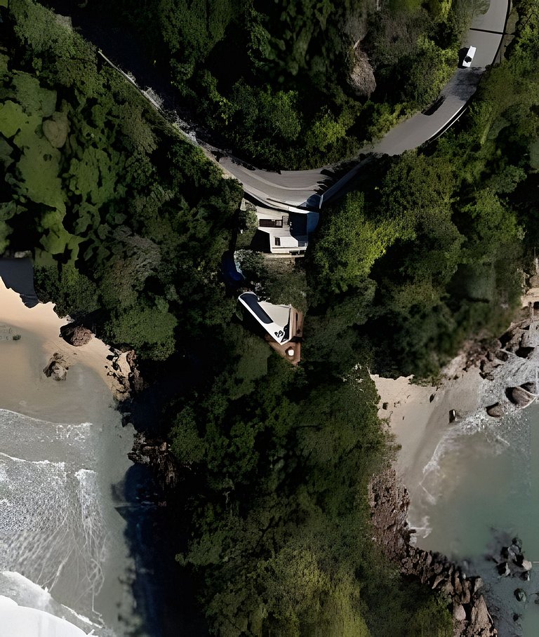 Casa Brava: Luxo na mata e no mar, praia privada