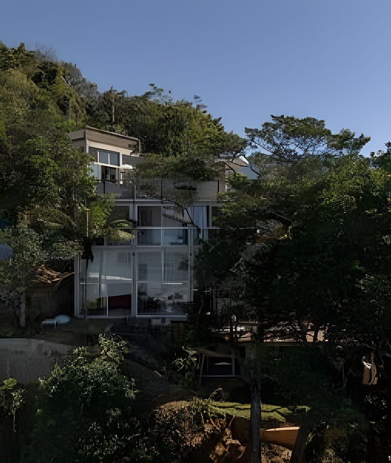 Casa Brava: Luxo na mata e no mar, praia privada